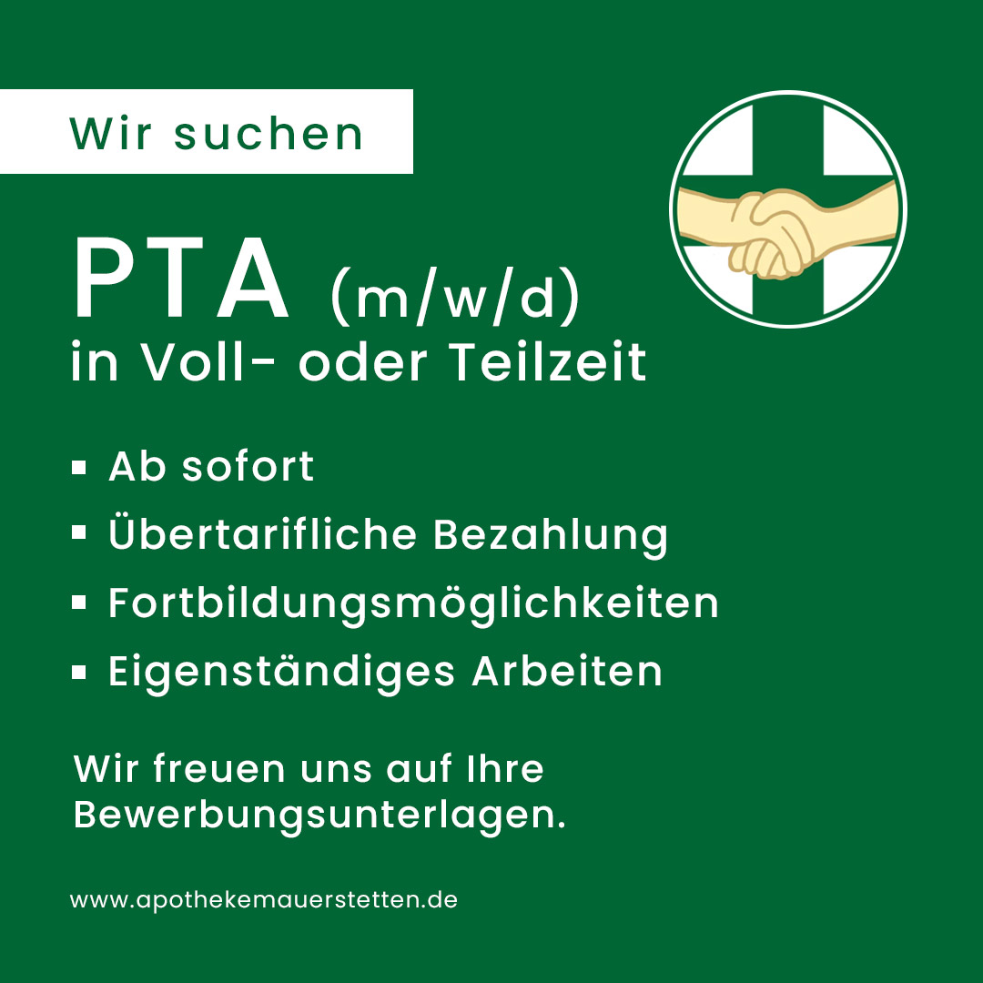 Stellenanzeige PTA